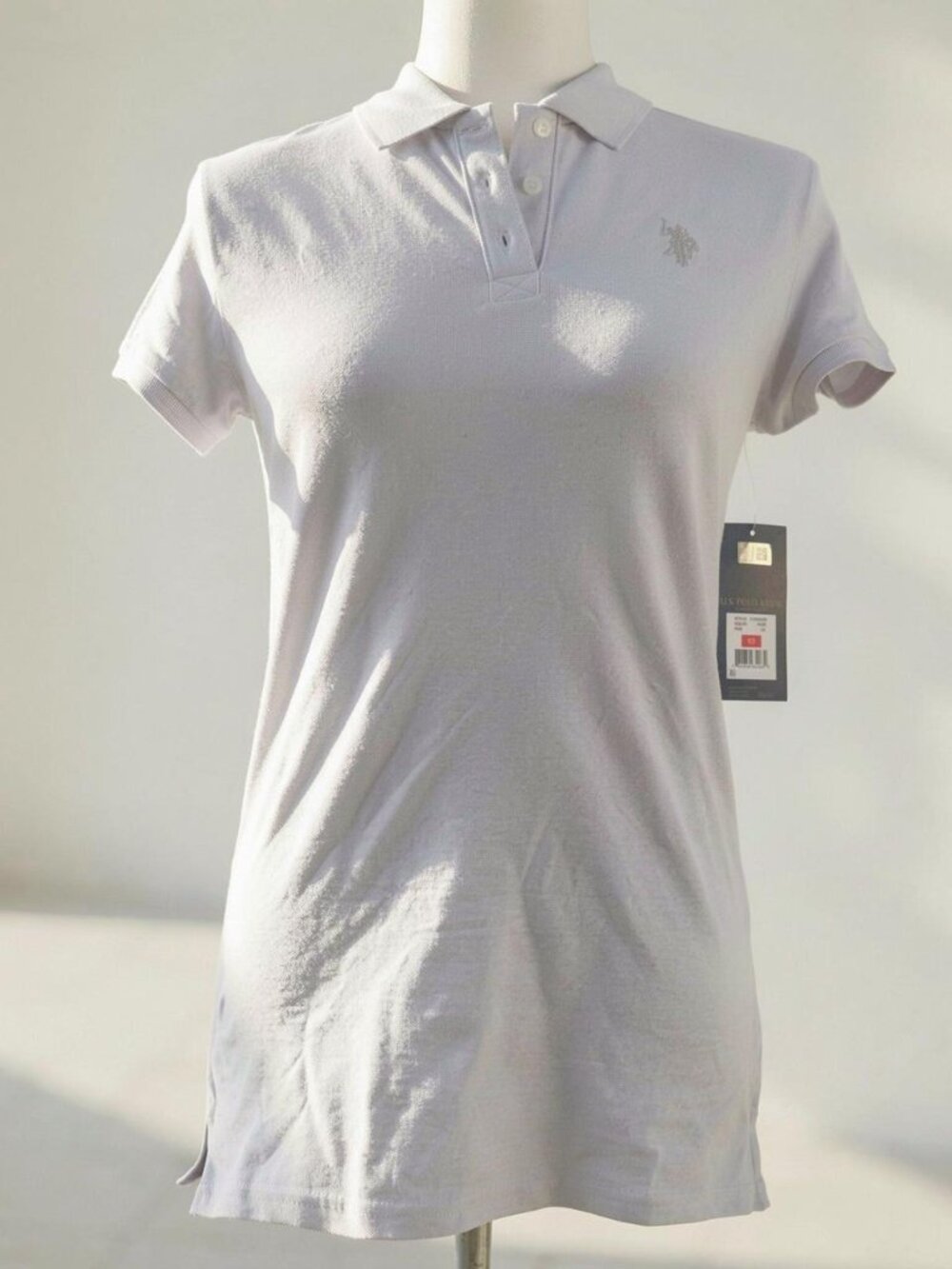 U.S. Polo Assn. white polo shirt Size XS